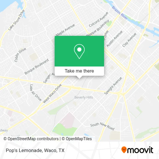 Pop's Lemonade map
