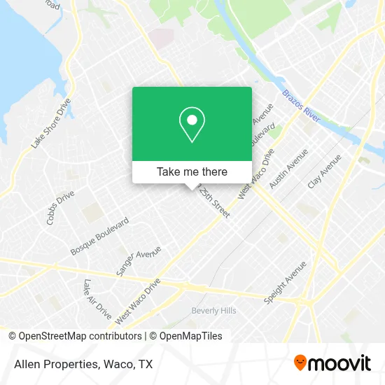 Allen Properties map