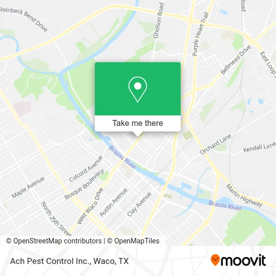 Ach Pest Control Inc. map