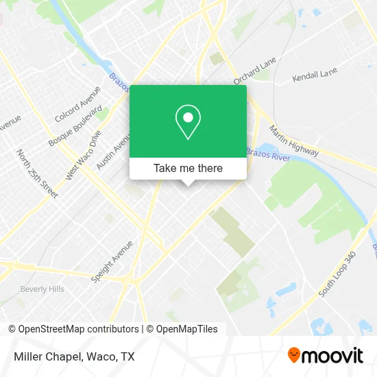 Miller Chapel map