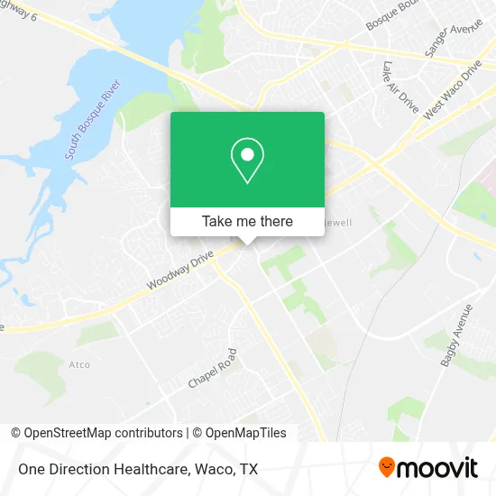 One Direction Healthcare map