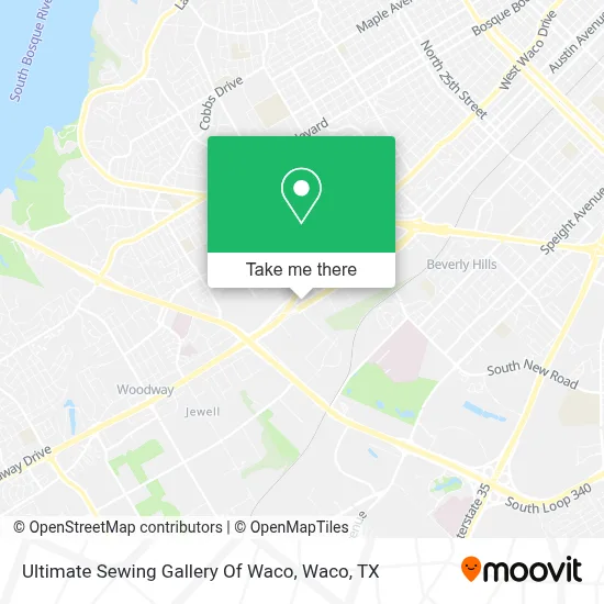 Ultimate Sewing Gallery Of Waco map