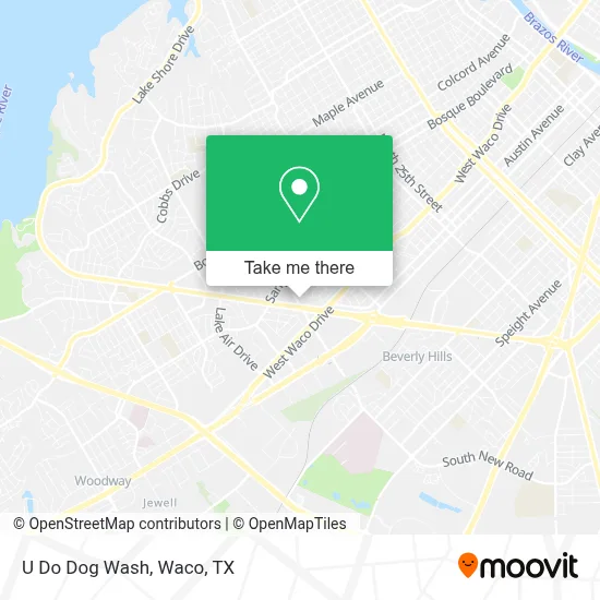 U Do Dog Wash map