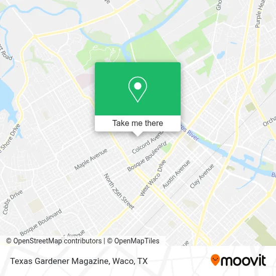 Texas Gardener Magazine map