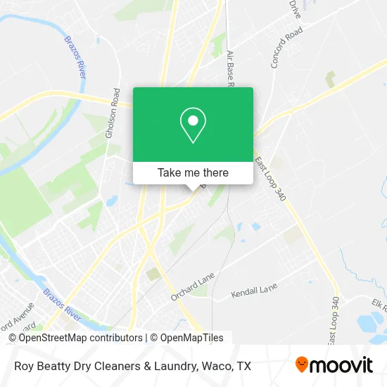 Roy Beatty Dry Cleaners & Laundry map