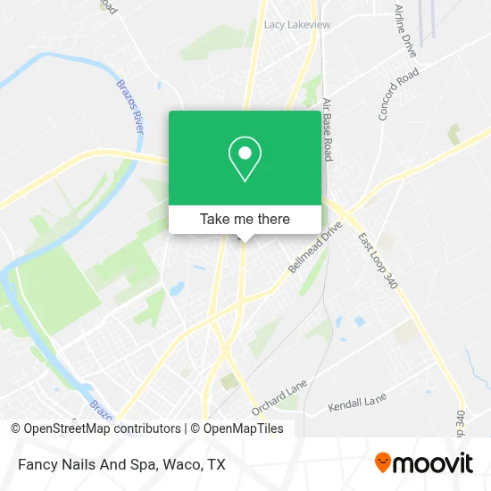 Fancy Nails And Spa map