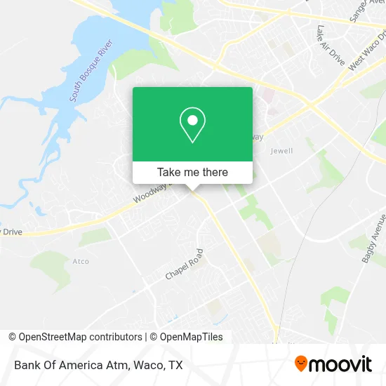 Bank Of America Atm map