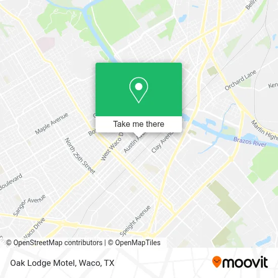 Oak Lodge Motel map