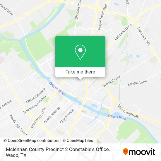 Mclennan County Precinct 2 Constable's Office map