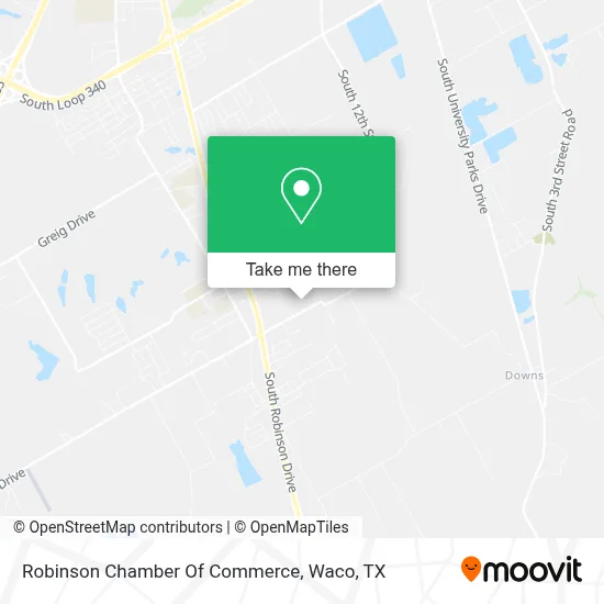 Robinson Chamber Of Commerce map