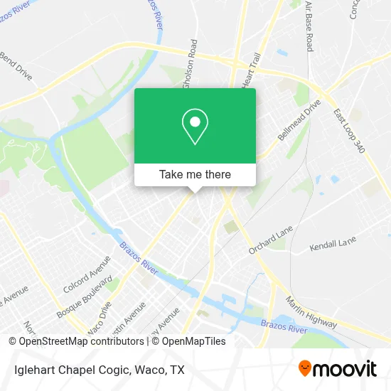 Iglehart Chapel Cogic map