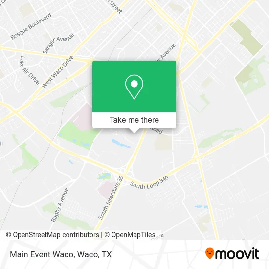 Main Event Waco map