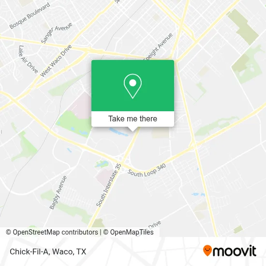 Chick-Fil-A map