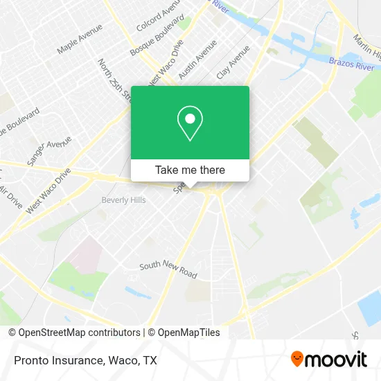 Pronto Insurance map
