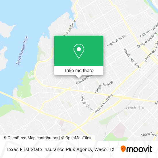 Texas First State Insurance Plus Agency map