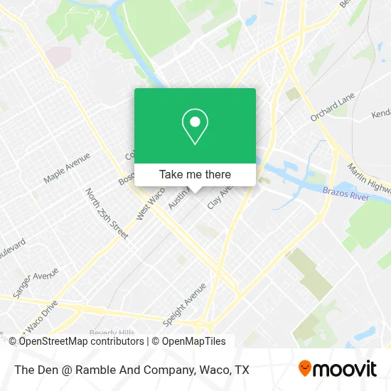 The Den @ Ramble And Company map