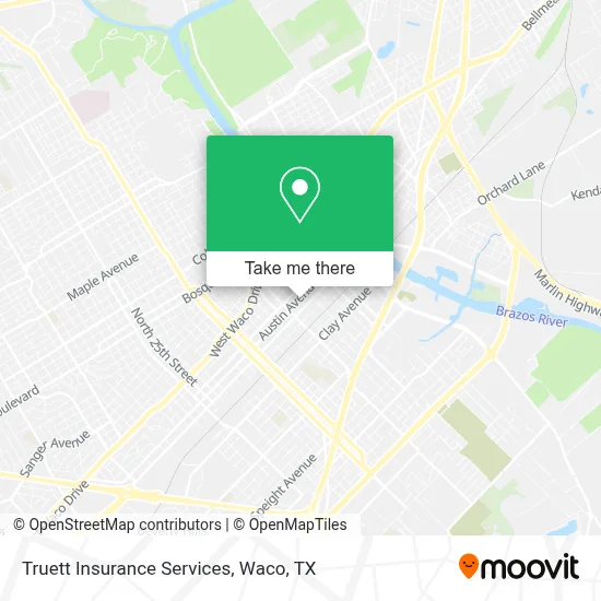 Truett Insurance Services map