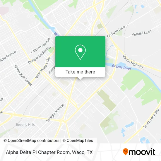 Alpha Delta Pi Chapter Room map