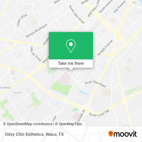 Ditzy Chic Esthetics map