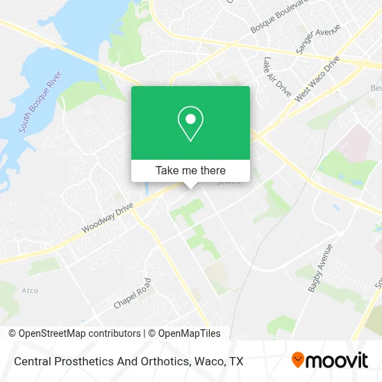 Central Prosthetics And Orthotics map