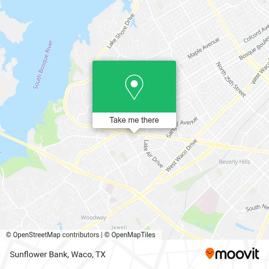 Sunflower Bank map