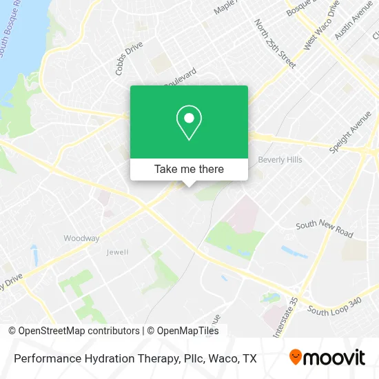 Performance Hydration Therapy, Pllc map