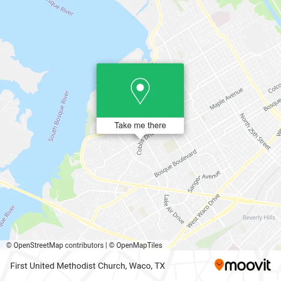 First United Methodist Church map