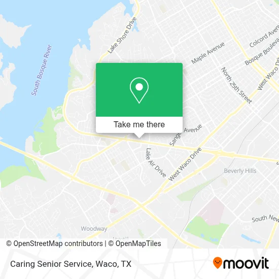 Caring Senior Service map