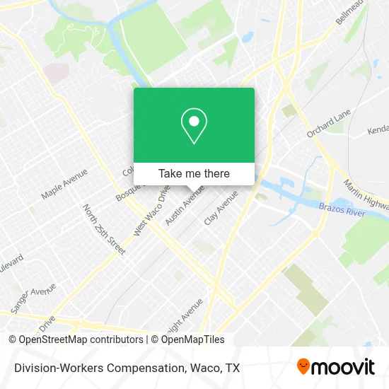Division-Workers Compensation map