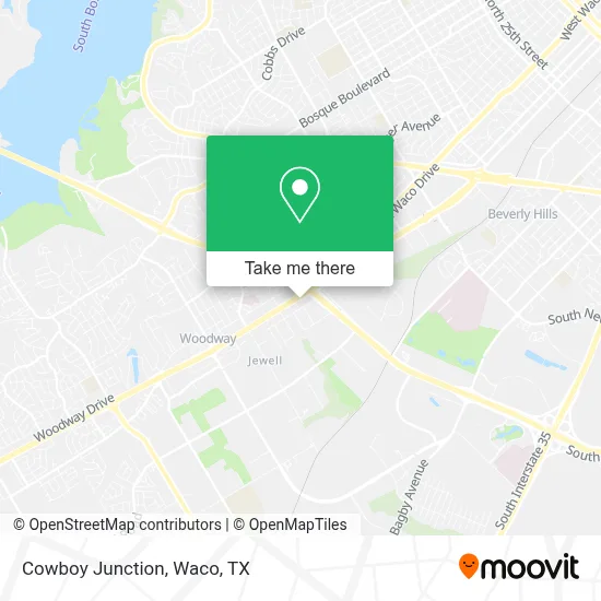 Cowboy Junction map