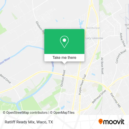 Ratliff Ready Mix map