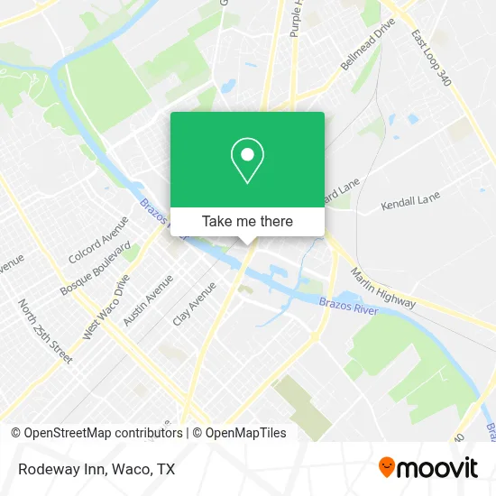 Rodeway Inn map