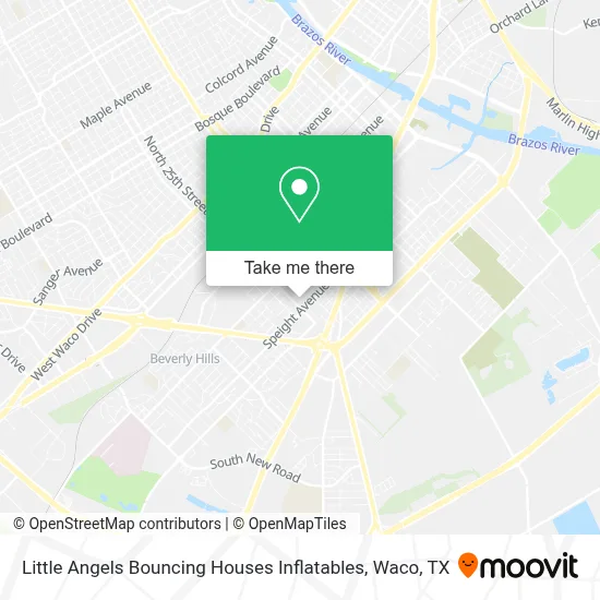 Little Angels Bouncing Houses Inflatables map