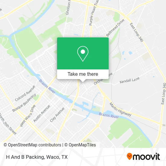H And B Packing map