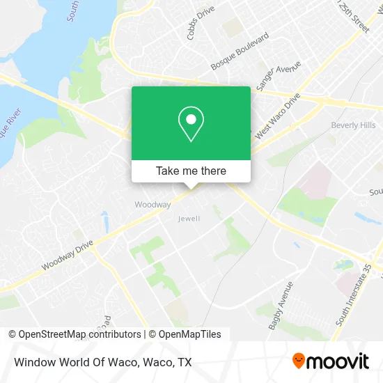 Window World Of Waco map