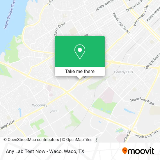 Any Lab Test Now - Waco map
