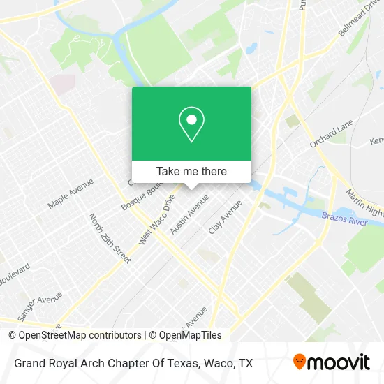 Grand Royal Arch Chapter Of Texas map
