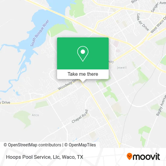 Hoops Pool Service, Llc map