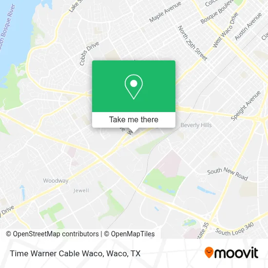 Time Warner Cable Waco map
