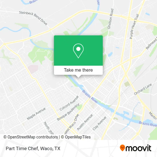 Part Time Chef map
