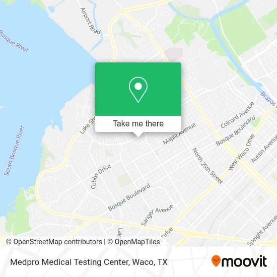 Medpro Medical Testing Center map