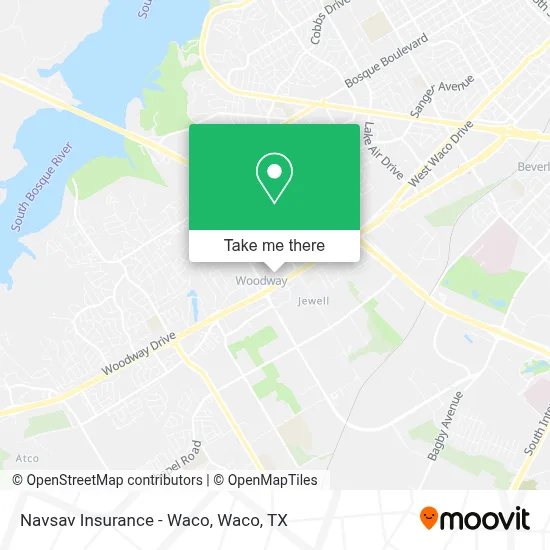Navsav Insurance - Waco map
