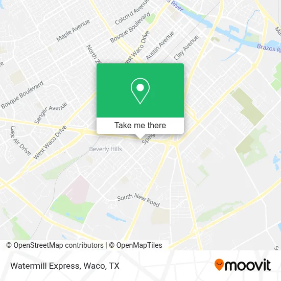 Watermill Express map
