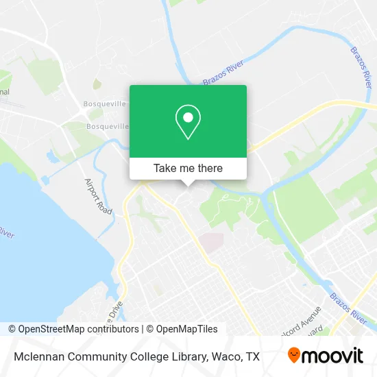 Mclennan Community College Library map