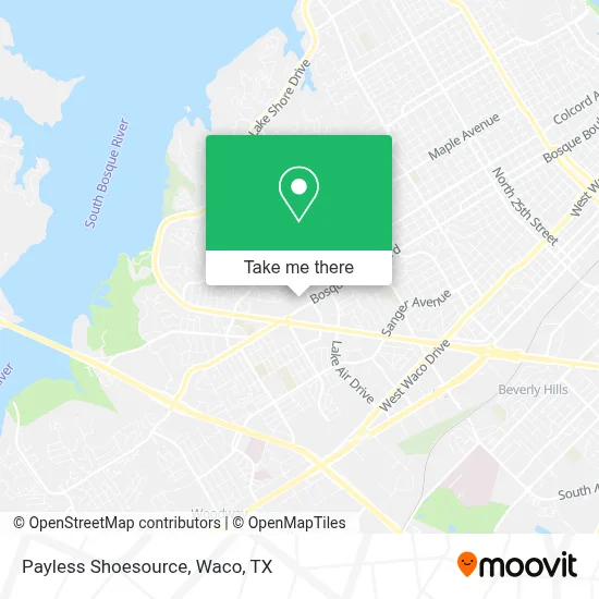 Payless Shoesource map