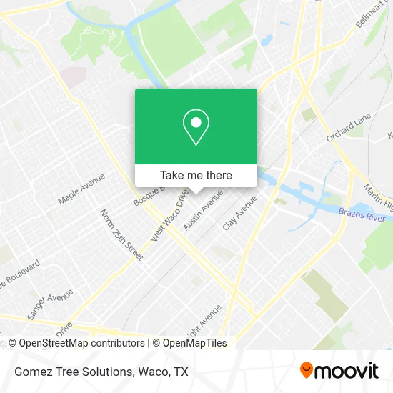 Gomez Tree Solutions map