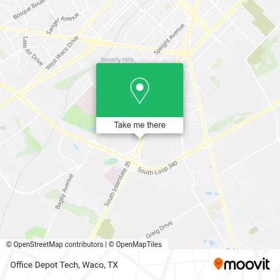 Office Depot Tech map