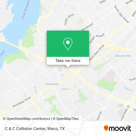 C & C Collision Center map