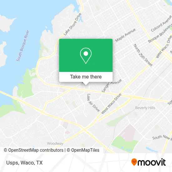 Usps map