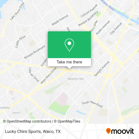 Lucky Chiro Sports map
